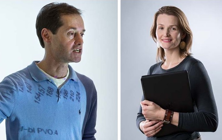 Photos of Peter Gilbert and Holly Janes