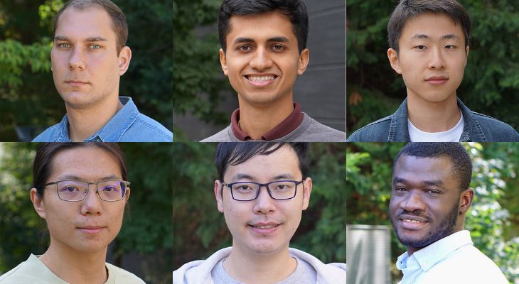 Composite image of six UW Biostatistics students