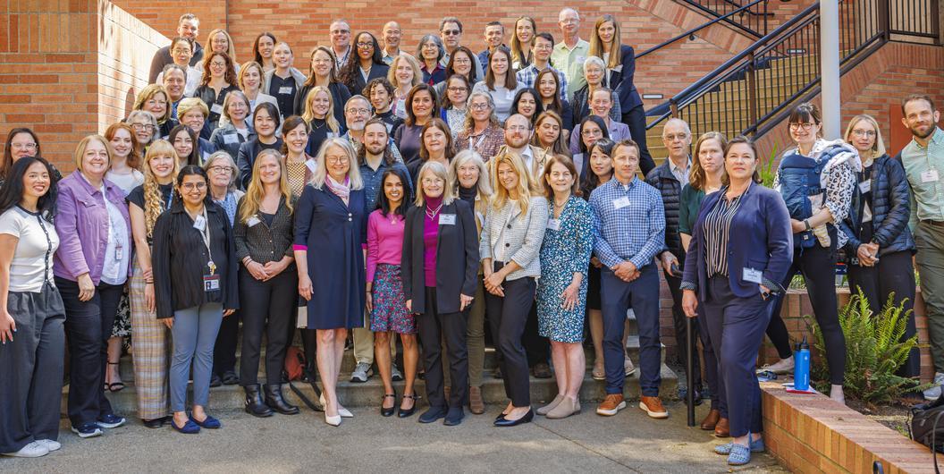 Group shot of WHI investigators from their annual meeting at Fred Hutch May 1 and 2