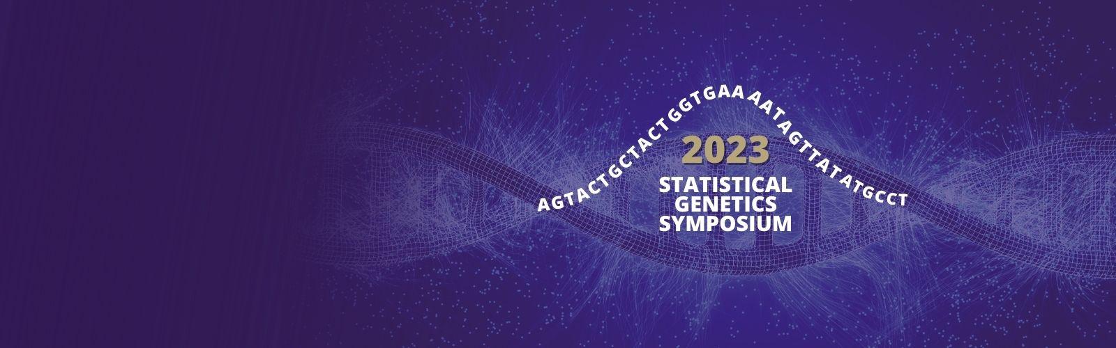 2023 Statistical Genetics Symposium logo