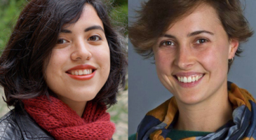 Split screen showing photos of Maria Valdez-Cabrera and Amy Willis