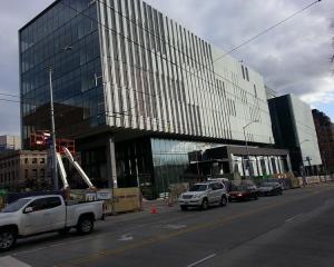 Street level photo outside Hans Rosling Center (15th street) 