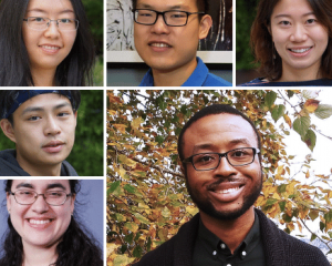 Montage of six Biostatistics students from graduating class of 2021