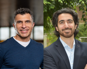 split photo of Ali Shojaie and Marco Carone