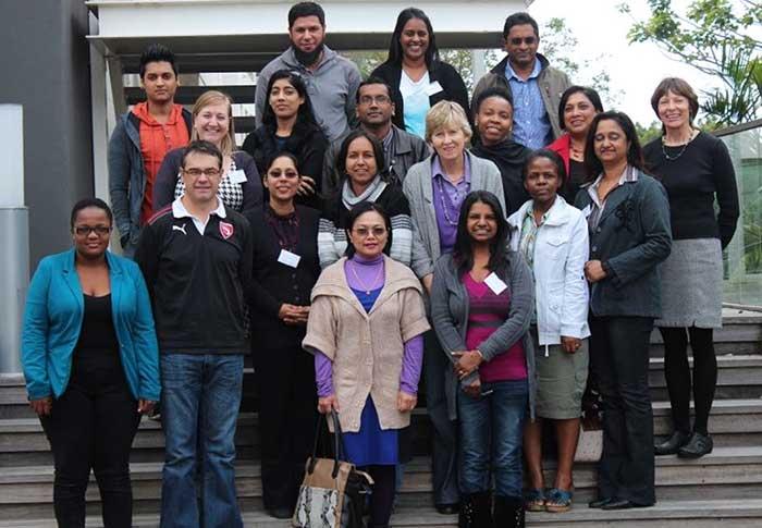Participants in one of Mary Lou Thompson's first biostatistics workshops in University of KwaZulu-Natal