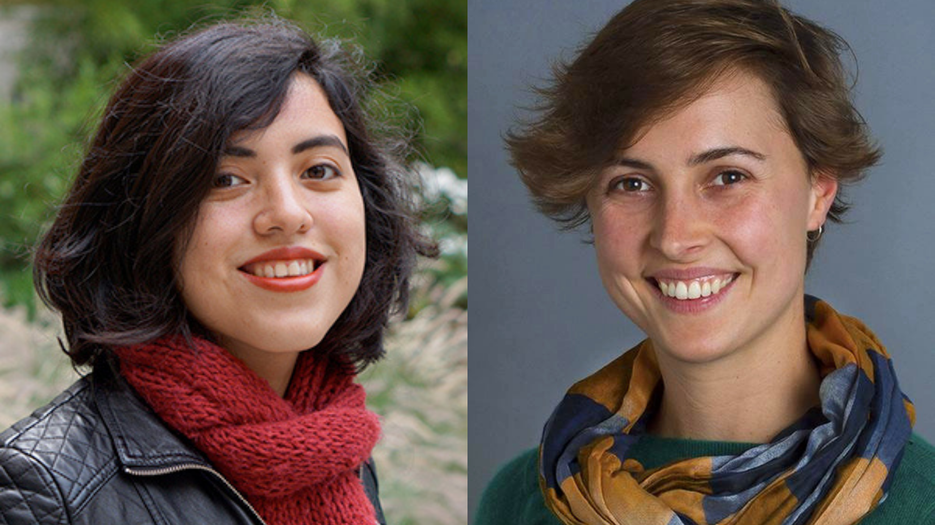 Split screen showing photos of Maria Valdez-Cabrera and Amy Willis